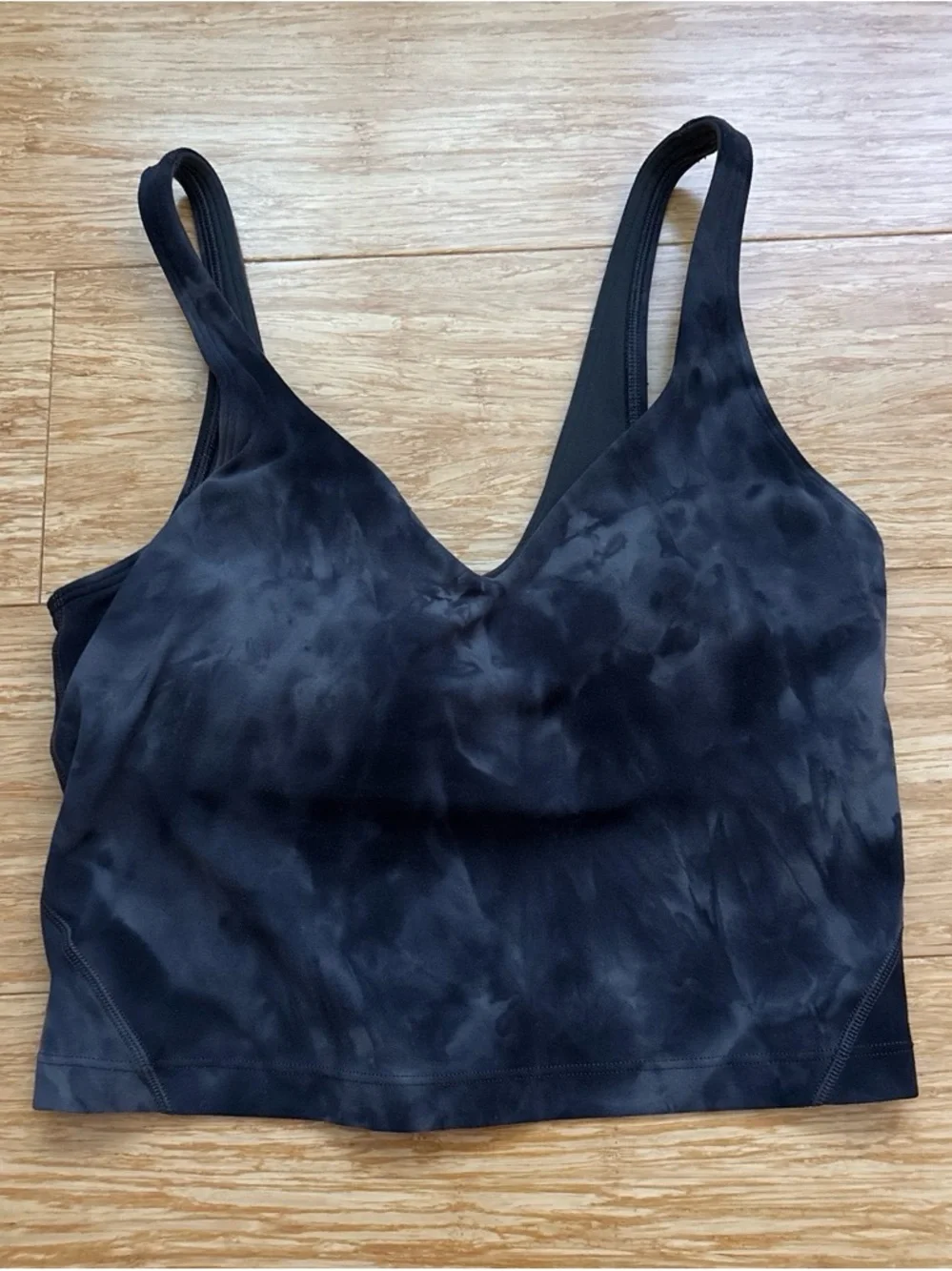 lululemon athletica Black Tie-Dye align tank